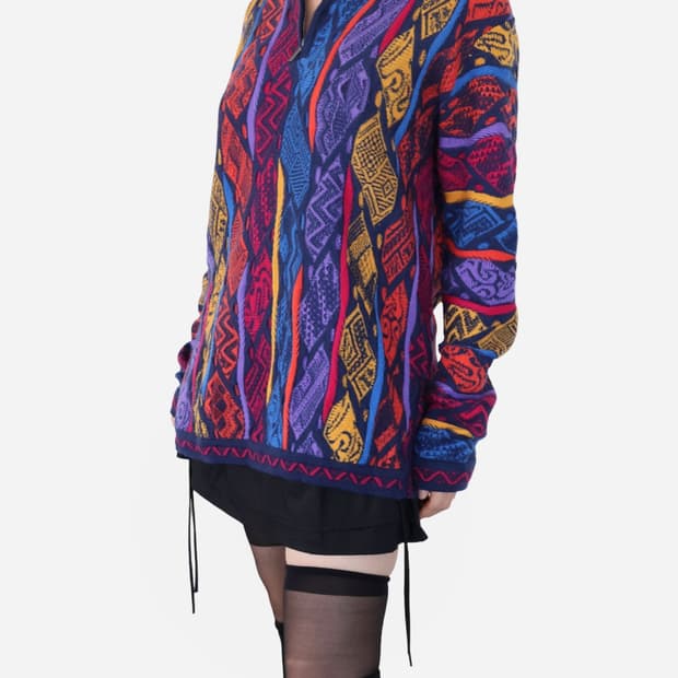 Coogi Australia Multicolor Wool Knit 
