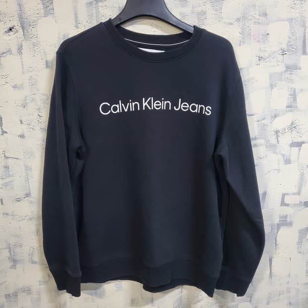 캘빈클라인 블랙 기모 맨투맨