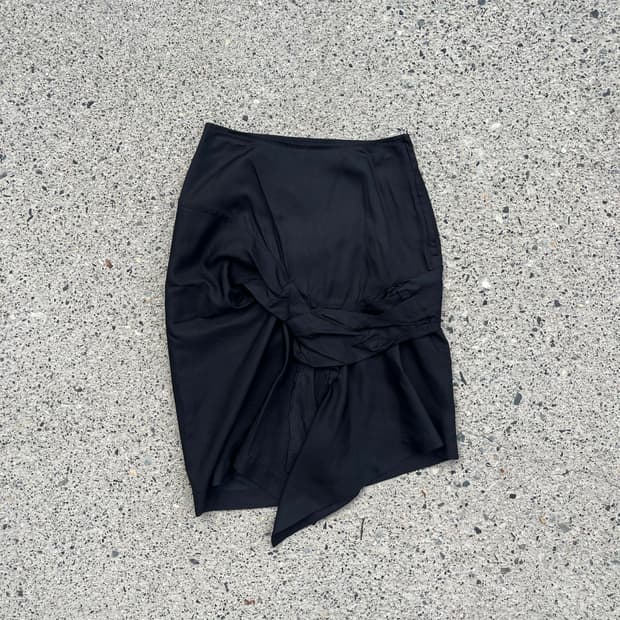 Comme des garcons tricot 비대칭 스커트