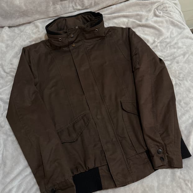 Vintage brown bomber jacket
