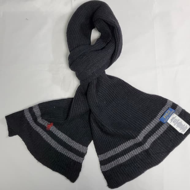 폴로 랄프로렌 블랙 머플러