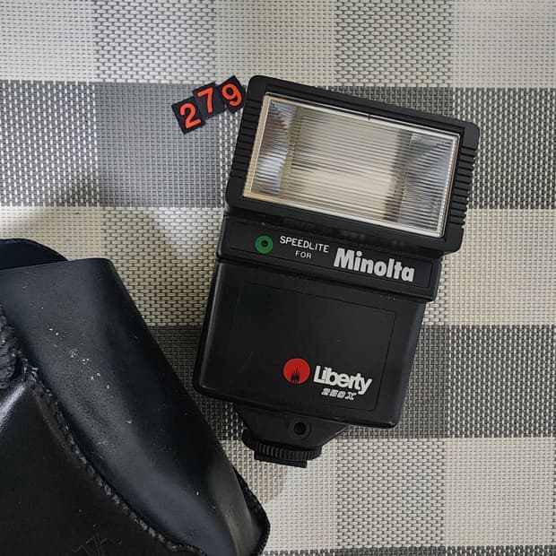 FOR 미놀타 리버티 250 X 스트로브 플래시 파우치포함