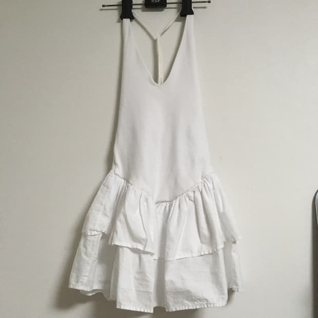 Zara 자라 프릴 나시 미니 원피스