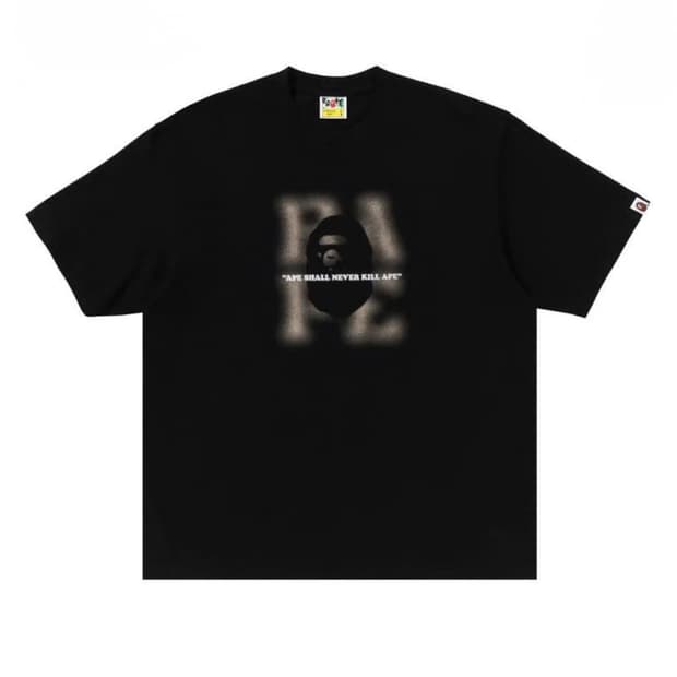 베이프 BAPE 블러로고 릴렉스핏 XL