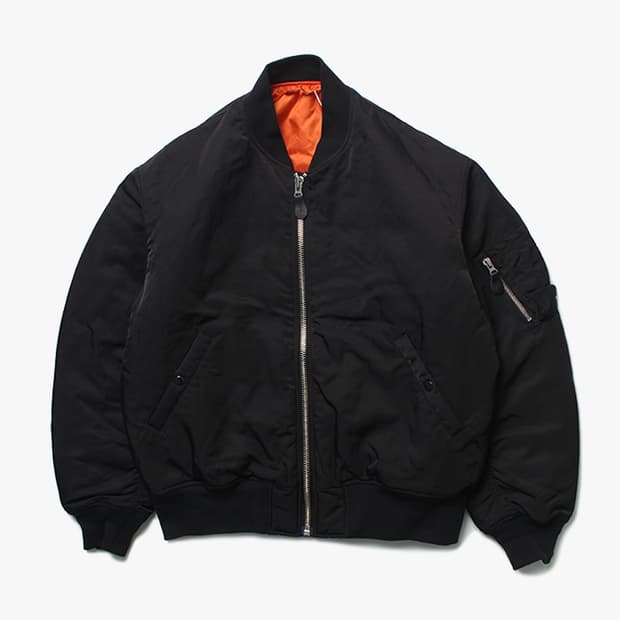  BEAMS "Black MA-1 Jacket"