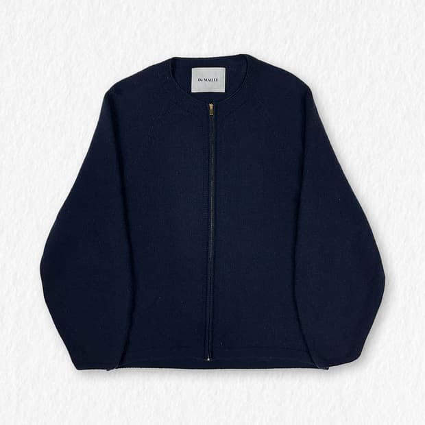 드마이어 캐시미어 블렌디드 가디건 네이비