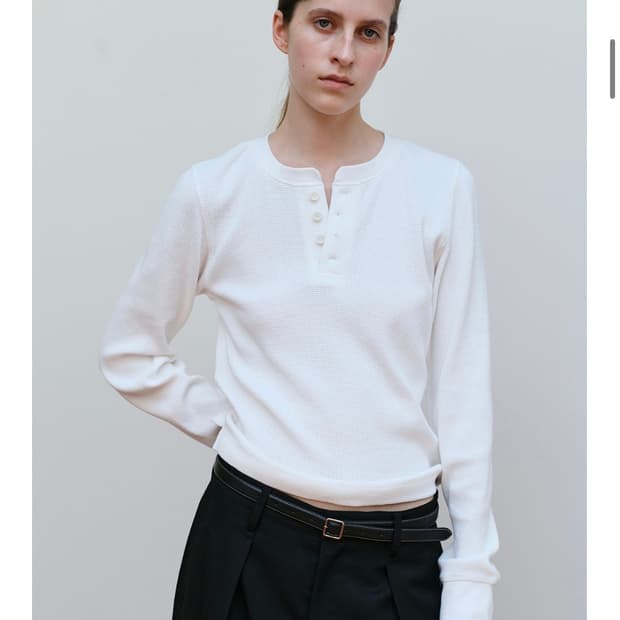 문달 henley neck 헨리넥 티셔츠