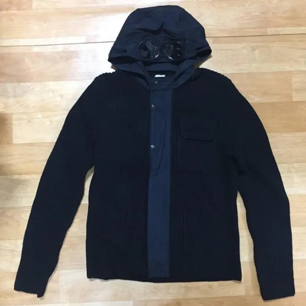 씨피 컴퍼니 디테쳐블 후디 집업재킷(울/나일론)