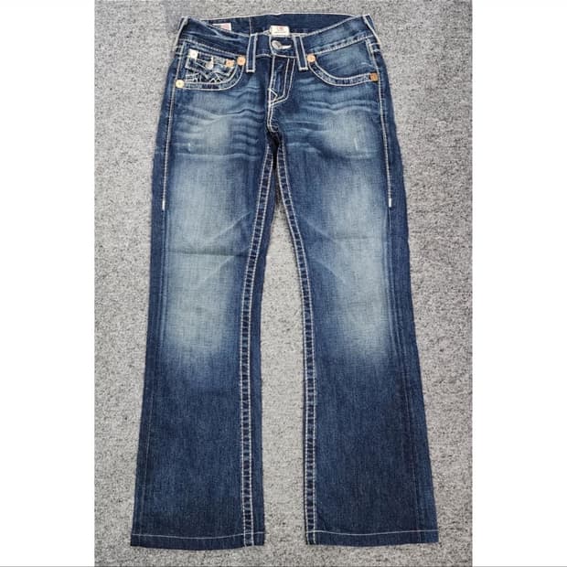 트루릴리전 로우라이즈 데님 팬츠 28