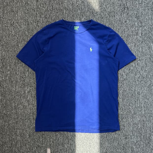 폴로 랄프로렌 블루 프린팅 반팔티셔츠