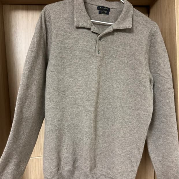 마시모두띠 카라 니트 Grey L
