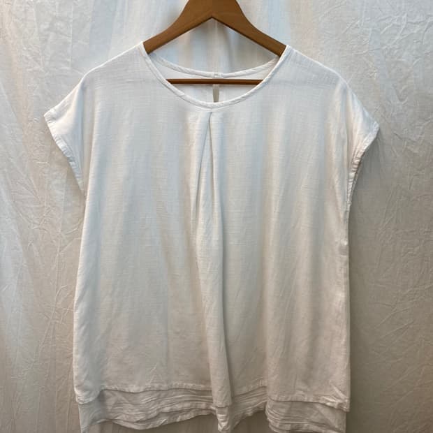 화이트코튼블라우스(M)