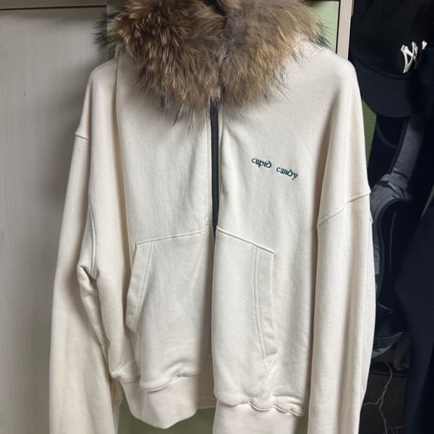 언더머이카 퍼 후드집업 1사이즈