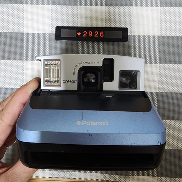 폴라로이드 원 600 블루 즉석카메라