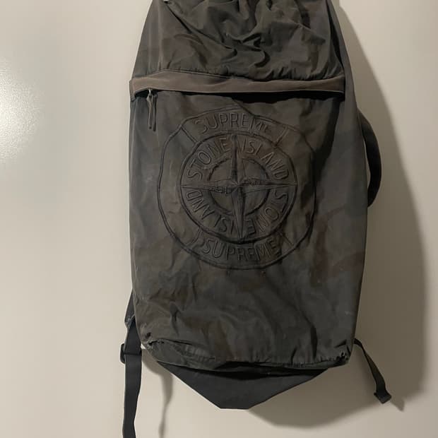 Supreme × Stone Island Camo Backpack