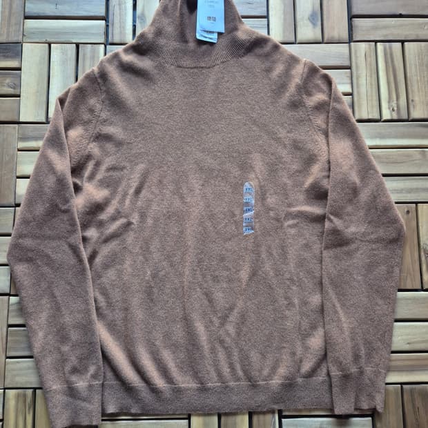 Uniqlo 유니클로 캐시미어100 여성 터틀넥 니트 스웨터