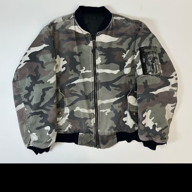 usa 플라이트 카모 ma-1 자켓