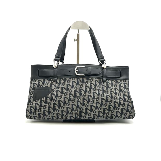 디올 오블리크 빈티지 벨트 토트백