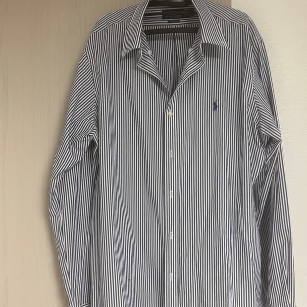 폴로  랄프로렌 남성 스트라이프 셔츠 판매합니다 (텍만 뗀 새상