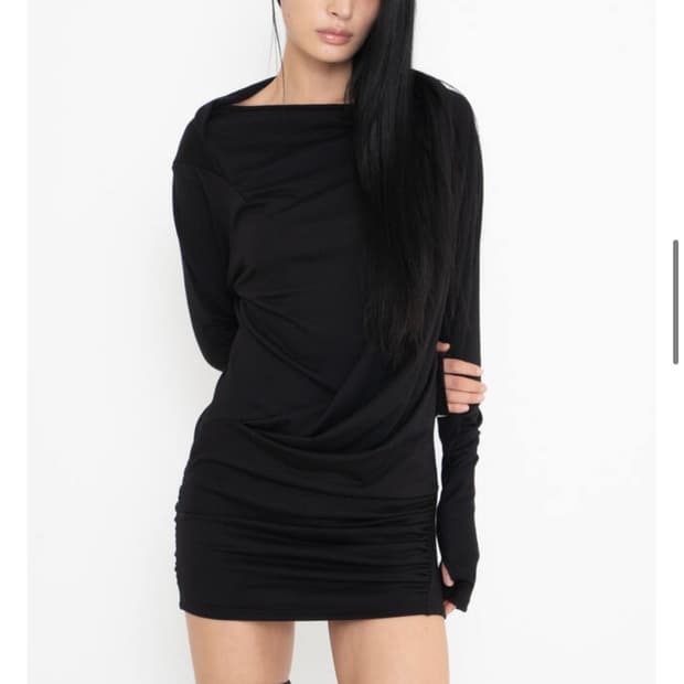 2000 아카이브스 켄달 드레이프 블랙