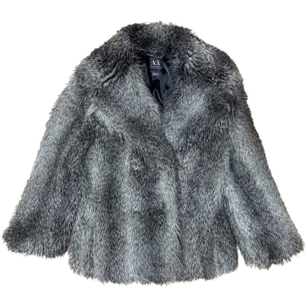 Armani Exchange Faux Fur Jacket/ S