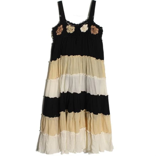 크로쉐 퍼프 드레스