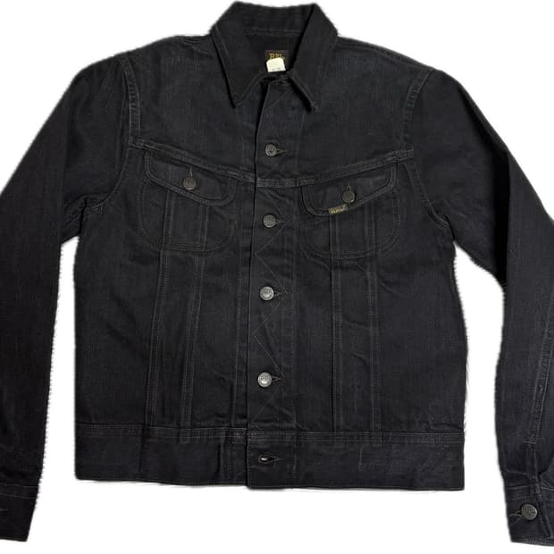 rrl lot271 흑청 (블랙원인워시) 데님 자켓 XS