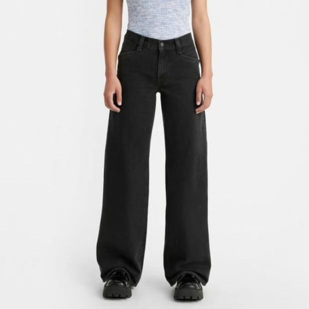 리바이스 여성 94 배기 와이드 데님