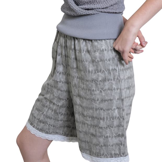 [F]퍼버즈 26ss 레이스 슬립 쇼츠/화이트