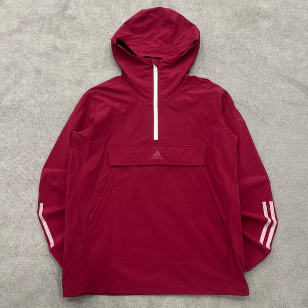S 아디다스 바람막이 아노락 후드자켓