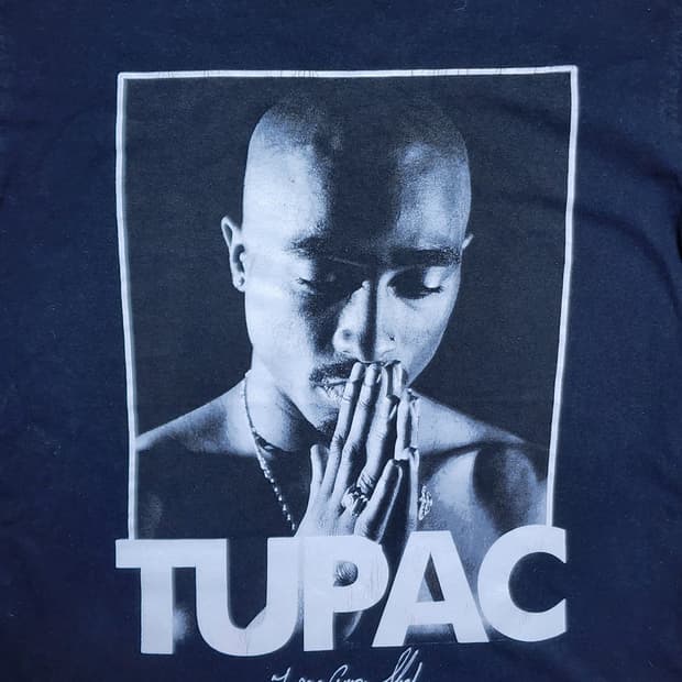 투팍 2PAC BRAVADO 공식 반팔