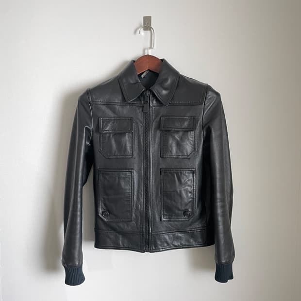 디올 옴므 07ss 4포켓 레더 자켓