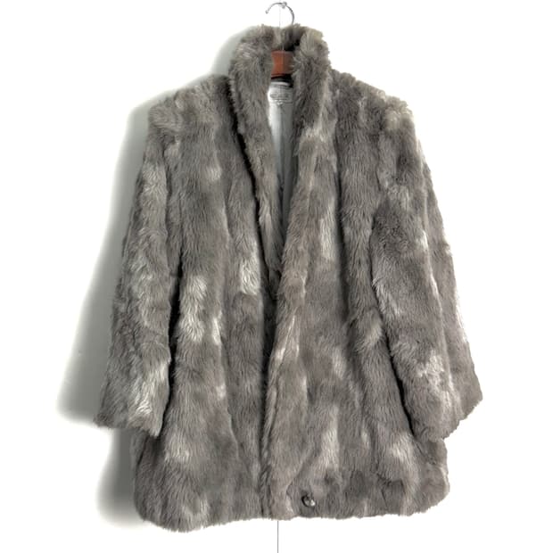 빈티지 아크릴 퍼 자켓