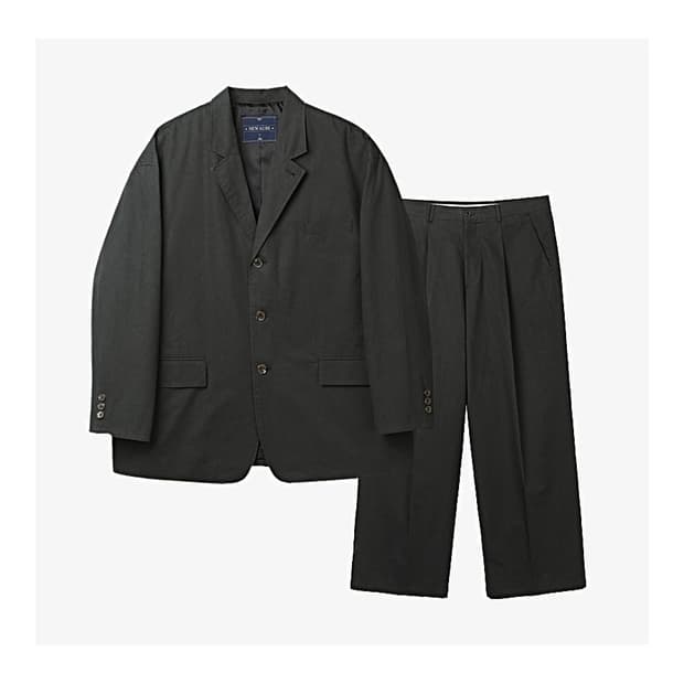 (1회착 우체국 택포가격) 뉴오브 워시드 스포츠 자켓 셋업 챠콜