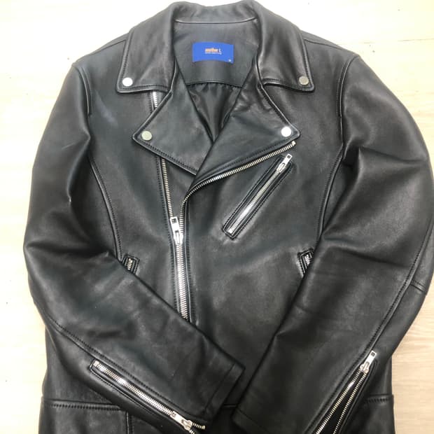 TNGT 양가죽 라이더자켓 M 95 사이즈