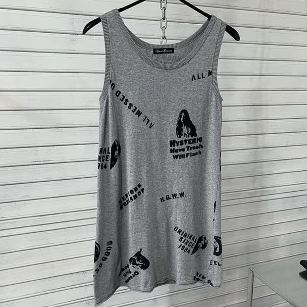 Hysteic Glamour hys girl sleeveless