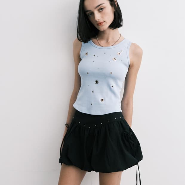 미드나잇 무브 벌룬스커트 (black)