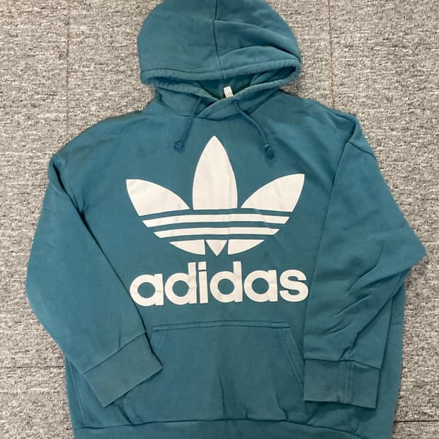 아디다스 트레포일 오버핏 후드티 XL