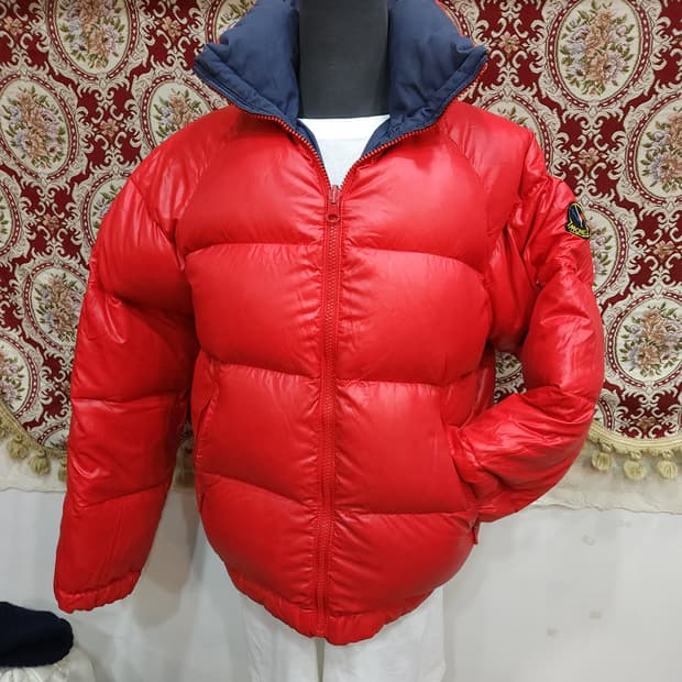 몽클레어 x 아식스 80s 리버시블 구스 숏 패딩 점퍼 푸퍼