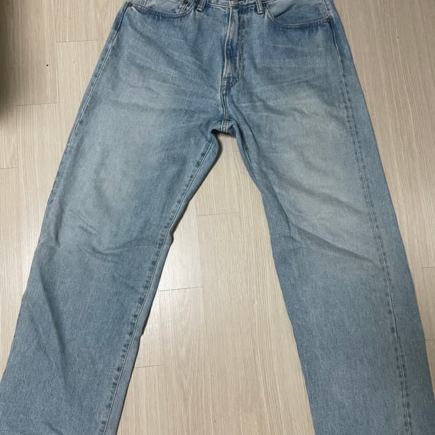 카키스 24SS 크로프트 릴렉스드진 연청