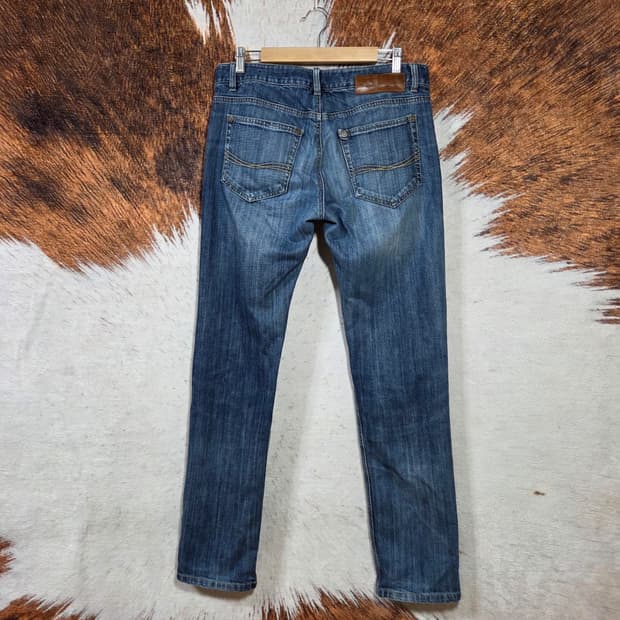 빈티지 뒷자수 중청 데님팬츠