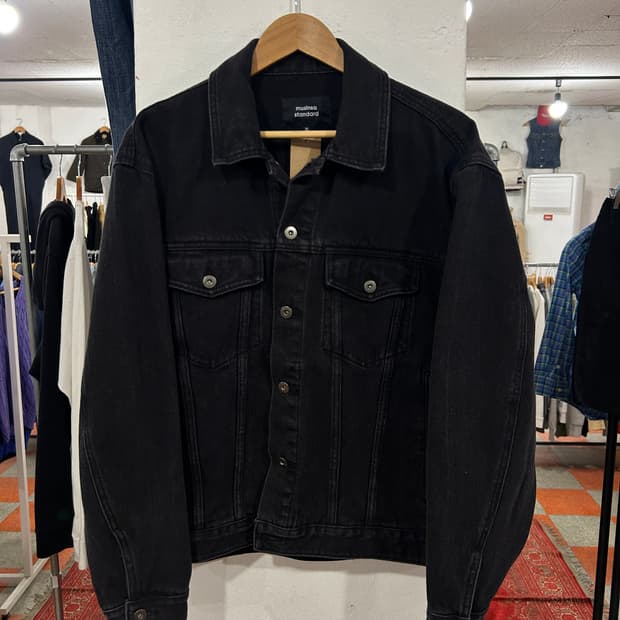 무탠다드 흑데님자켓
