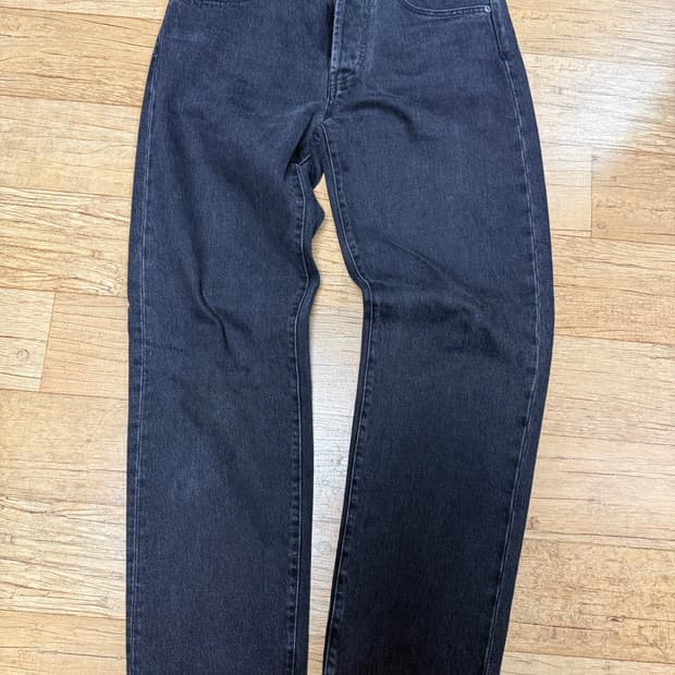 슈프림 레귤러 진 블랙 30