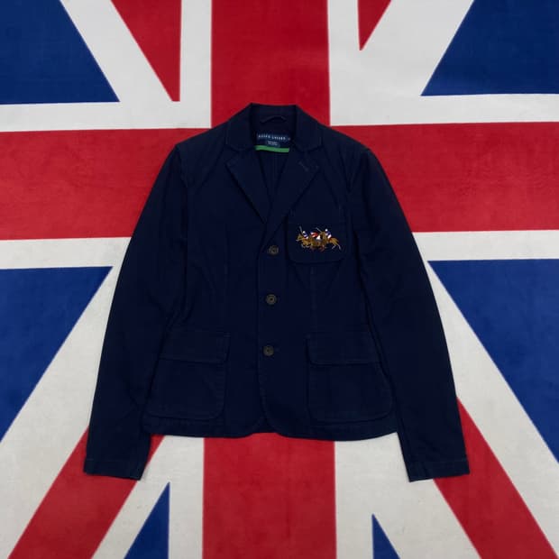 랄프로렌 코튼 블레이져 2실측 44-55