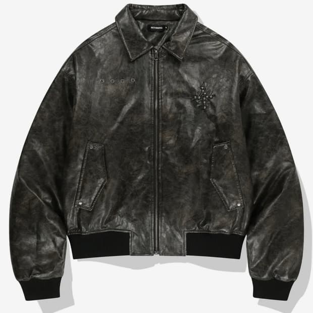 낫포너드 thorn 4 ma-1 bomber jacket - black