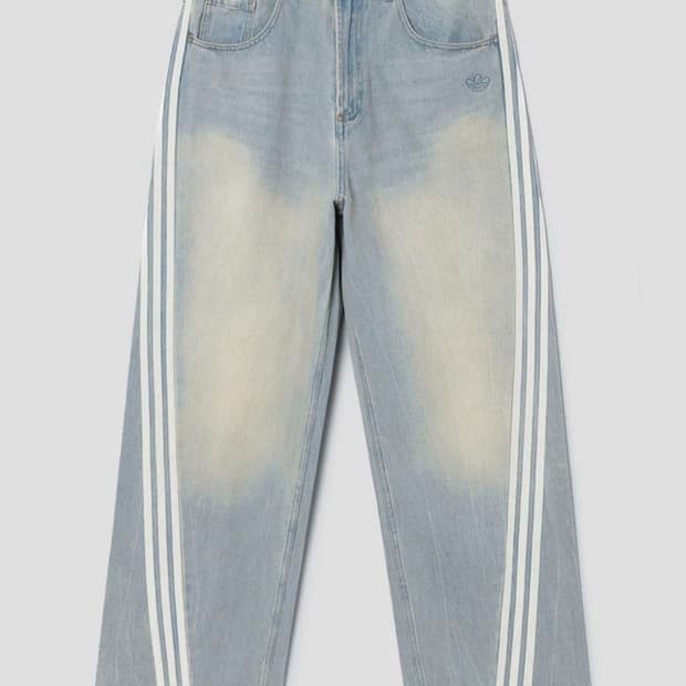 아디다스 아딜레늄 시즌 3 루즈 핏 데님 팬츠 블루 새상품