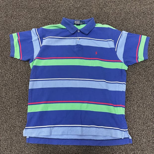 POLO 폴로 랄프로렌 스트라이프 반팔티셔츠 L