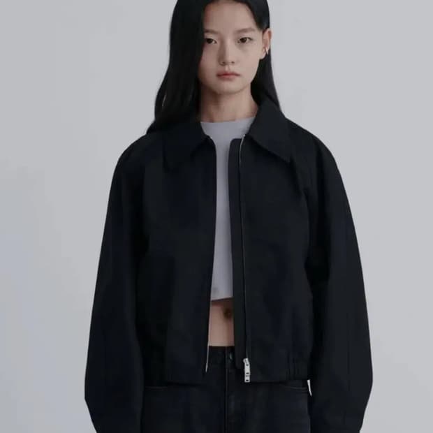 무신사 스탠다드 우먼 블루종 재킷 S