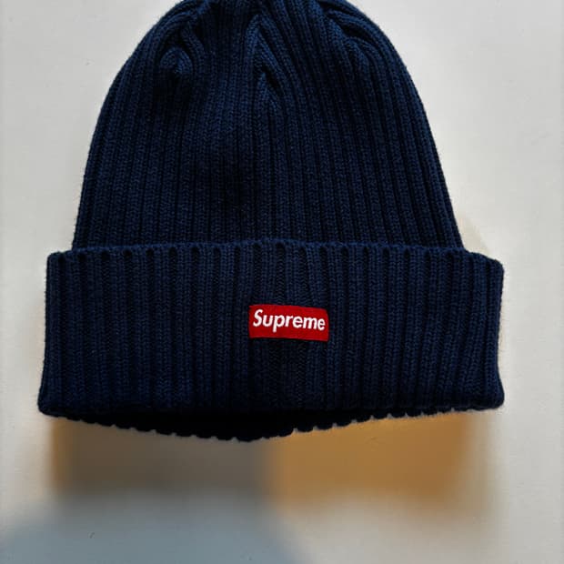 슈프림 오버다이드 비니 네이비