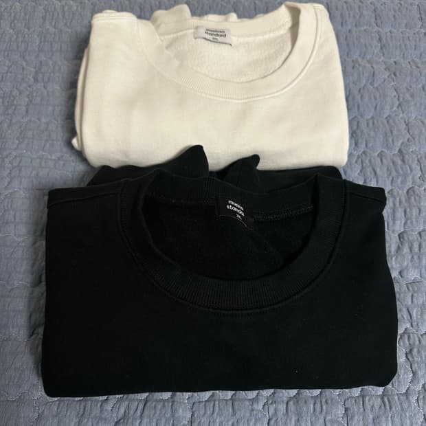[3XL/2개일괄] 무신사 스탠다드 스웨트셔츠 맨투맨
